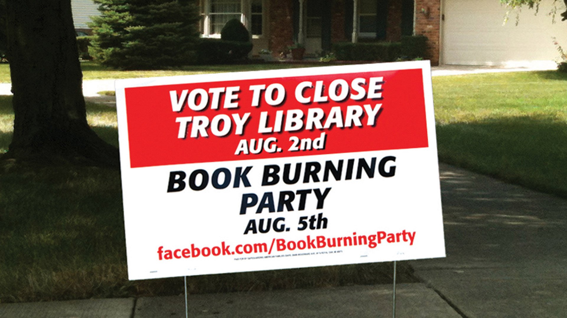 Let's Have a Book Burning?