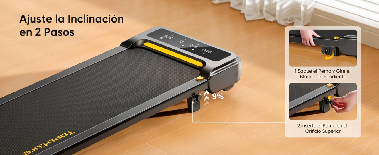 He roto dos cintas de andar. Ahora tengo una nueva