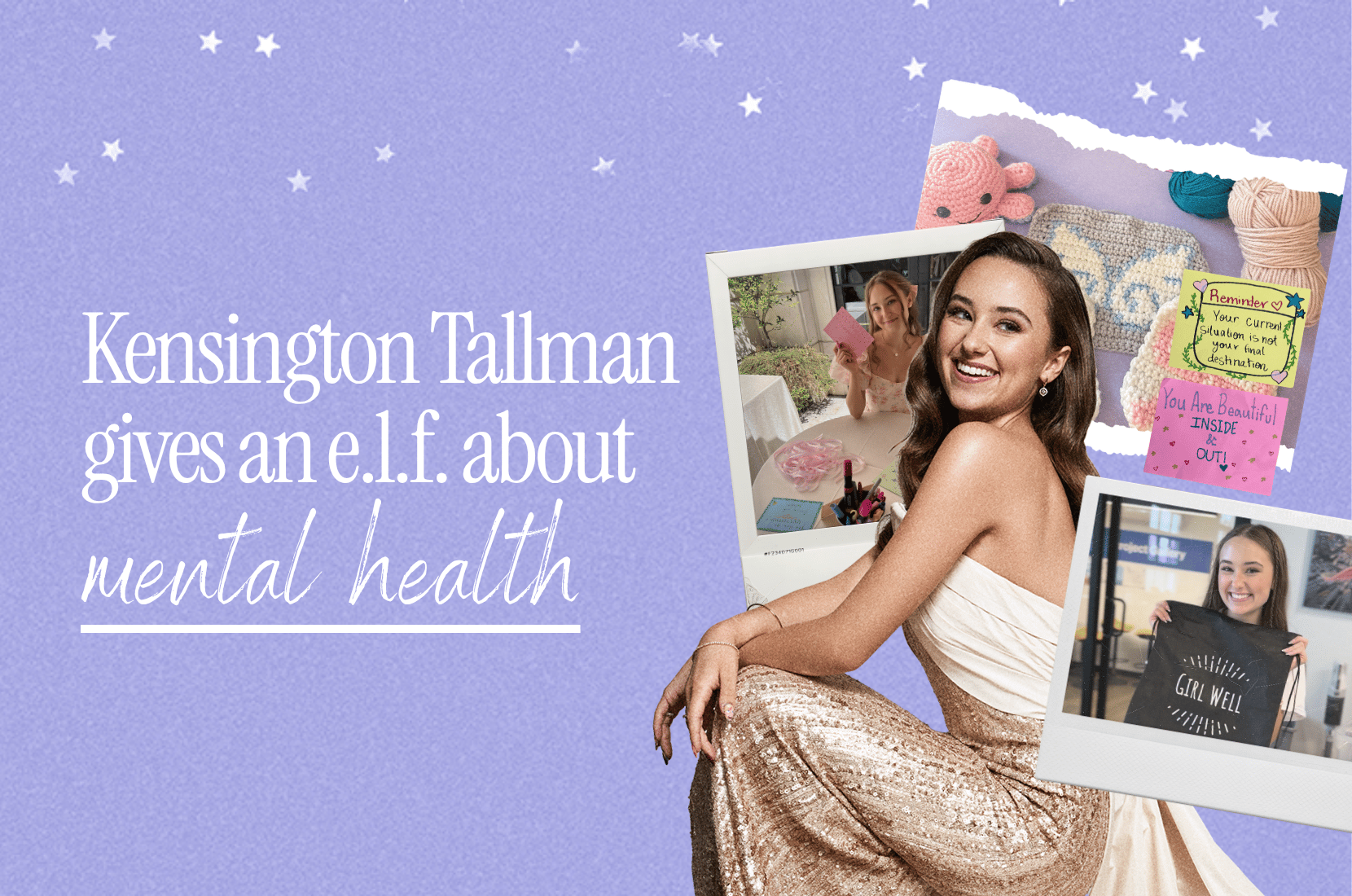 Actress Kensington Tallman Shows That Self-Care Isn’t Just About Yourself