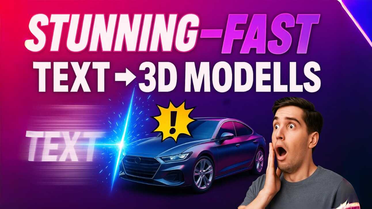 From text to 3D: Here's how it works