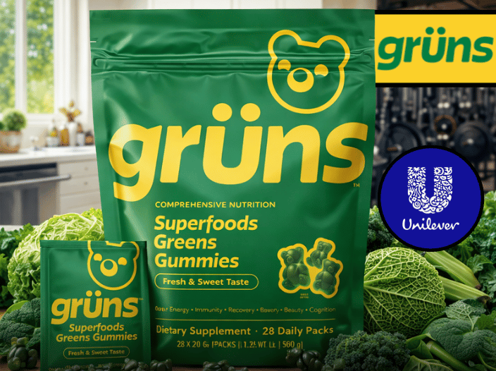 Grüns The Greens Gummy Company Has Been Acquired By Unilever