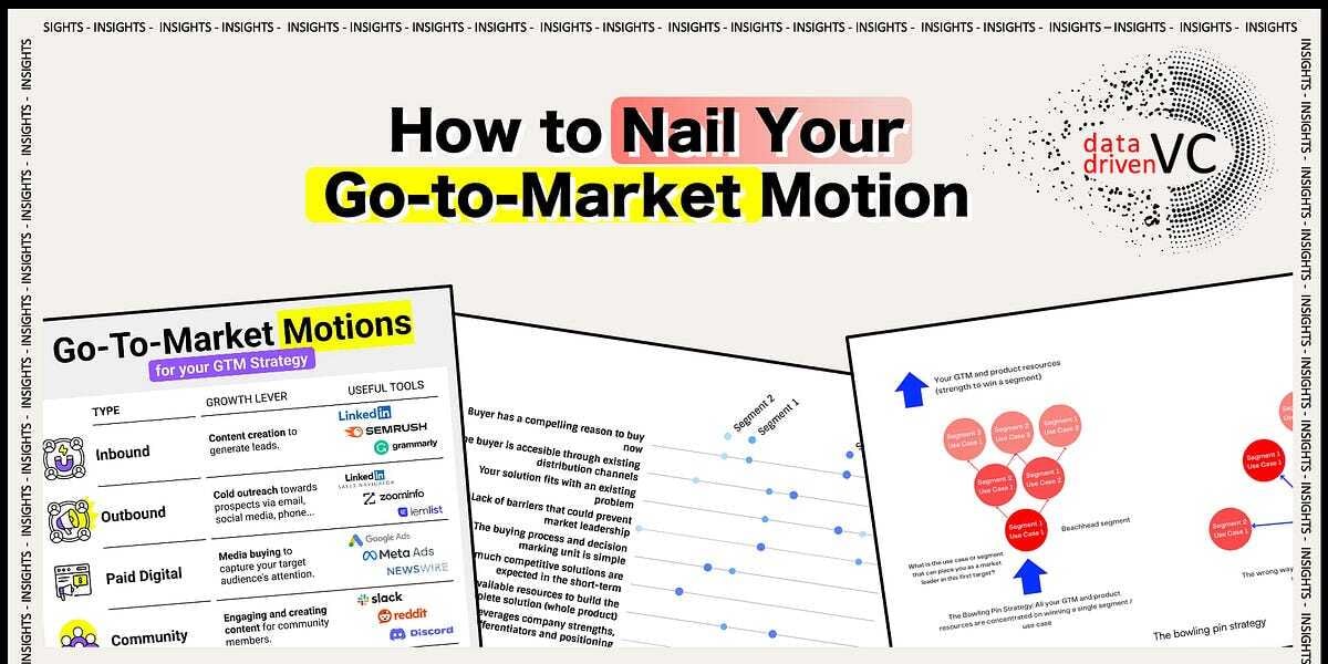 How to Nail Your Go-to-Market Motion📈