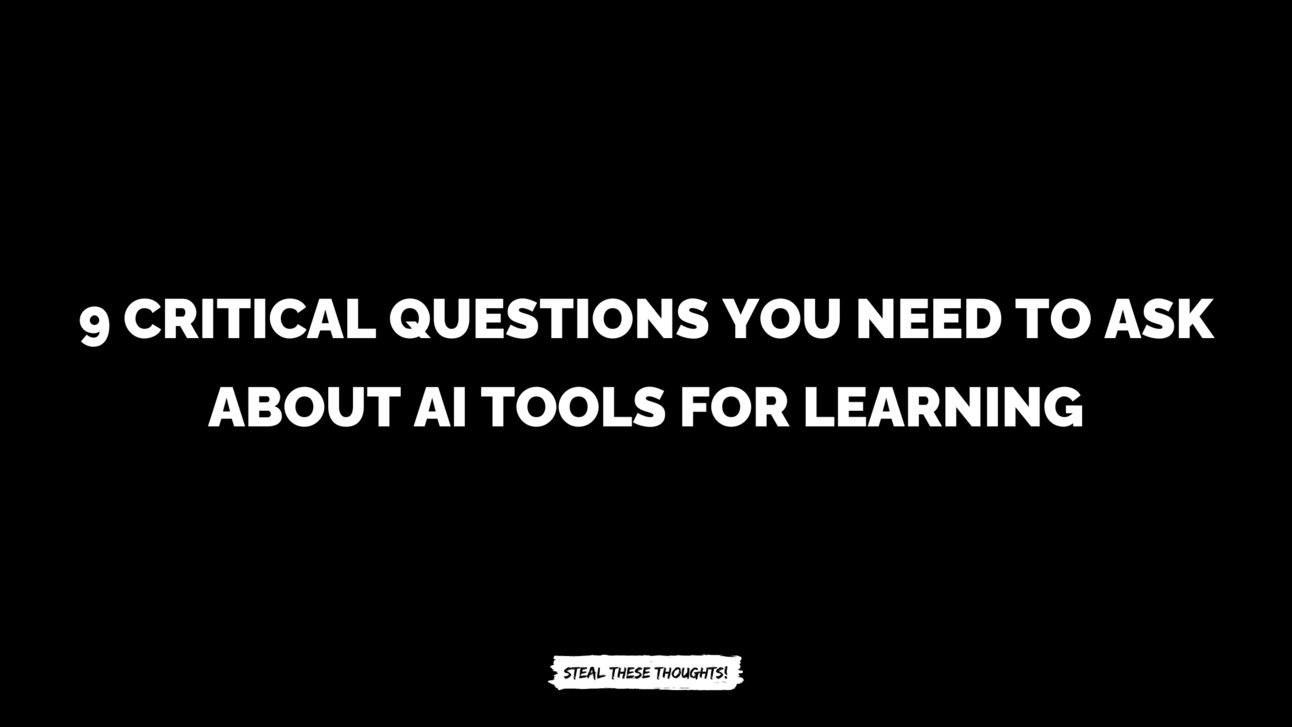 9 Critical AI Questions To Ask For L&D