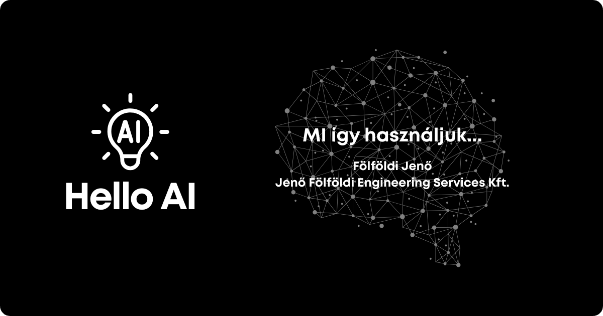 🎙️ Fölföldi Jenő: "Az AI nem tud helyettem építkezni"