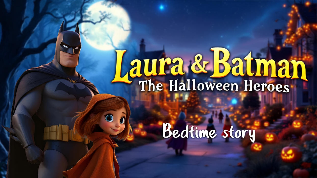 Today’s Story: Laura & Batman - The Halloween Heroes 🦇🎃