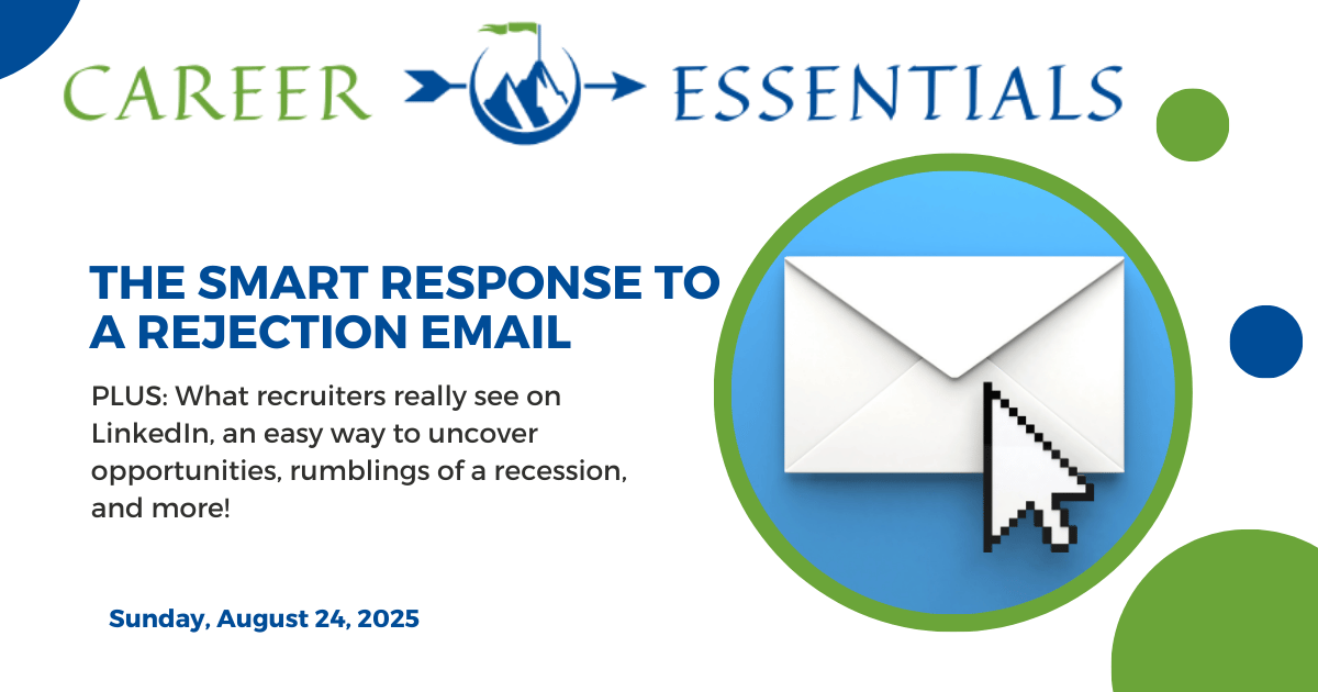 The Smart Response to a Rejection Email