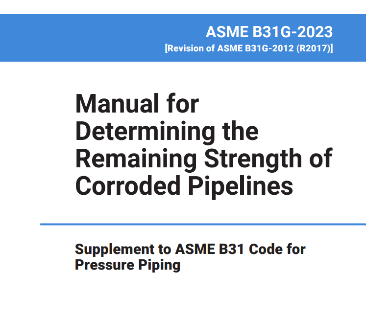 Understanding ASME B31G-2023