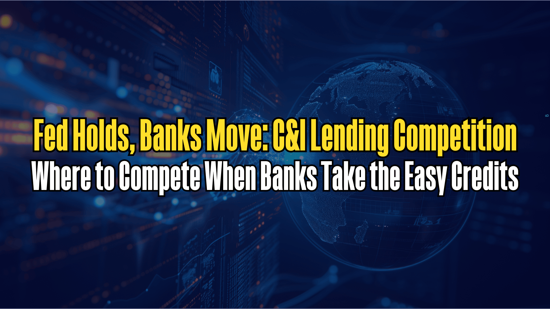 Fed Holds at 3.5%: Regional Banks Now Chasing Commercial Deals