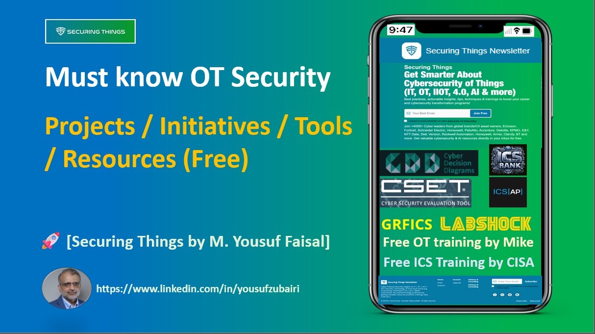 Must know OT Security Projects & Trainings 