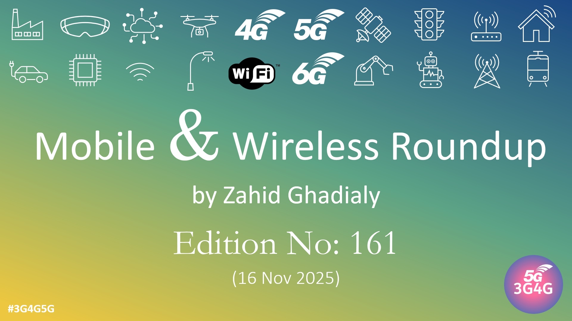 Mobile & Wireless Roundup No. 161