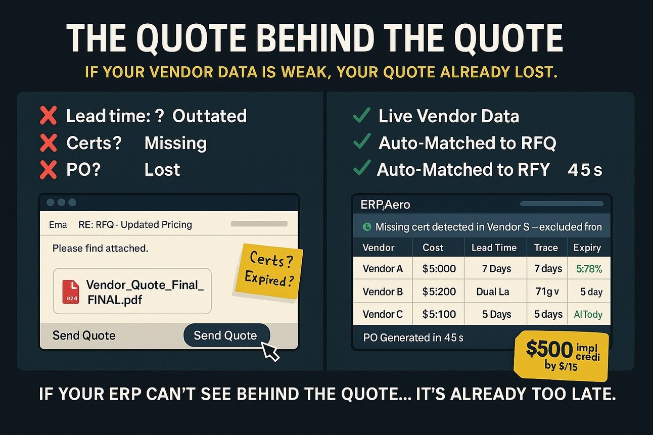 The Quote Behind the Quote: Why Vendor Visibility Is the Real Deciding Factor in Aviation