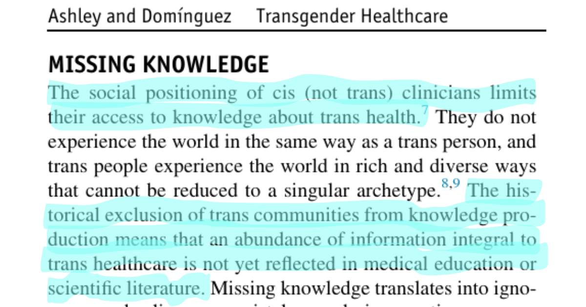 Trans People Know Best About Trans Health (Part 1)