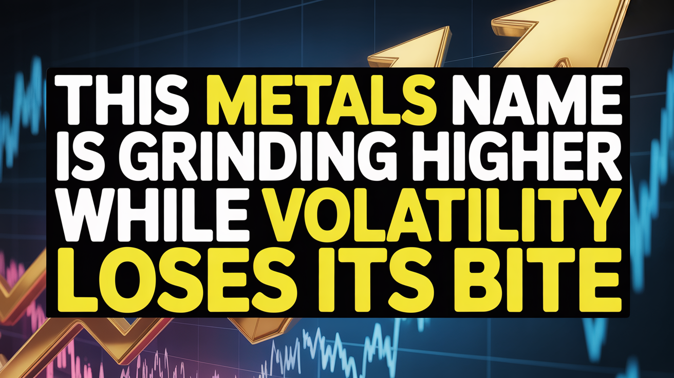 This Metals Name Is Grinding Higher While Volatility Loses Its Bite