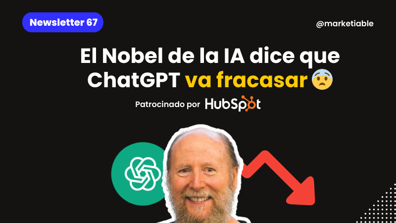 El Nobel de la IA dice que ChatGPT va fracasar 😨