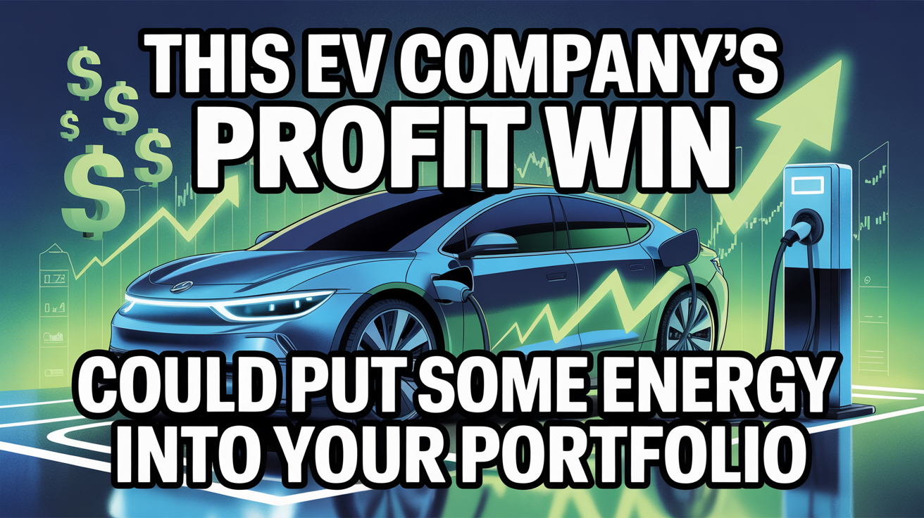 This EV Company's Profit Win Could Put Some Energy Into Your Portfolio