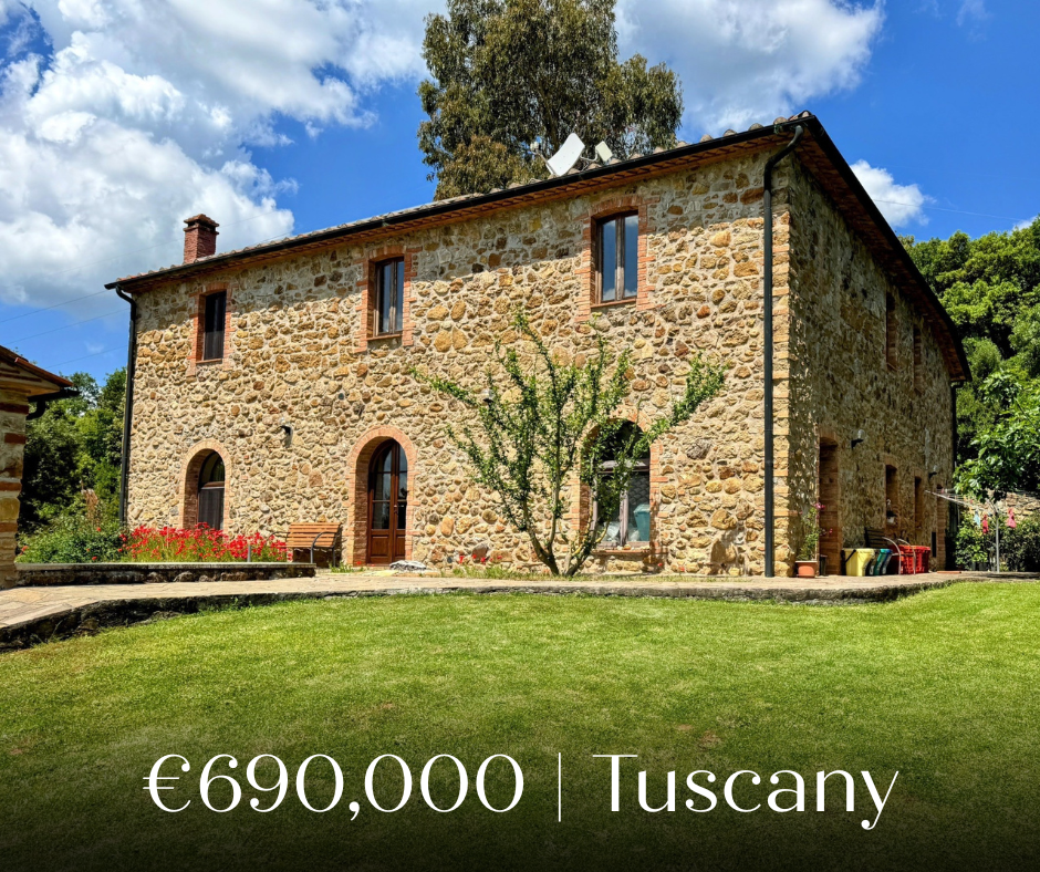 Tuscan Farmhouse with Apartments, Pool & 28 Hectares of Land