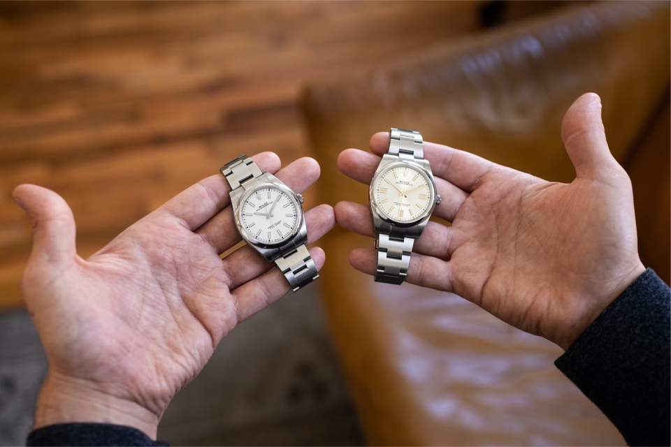 A Side-By-Side Look At The Rolex Oyster Perpetual 41 And Oyster Perpetual 39