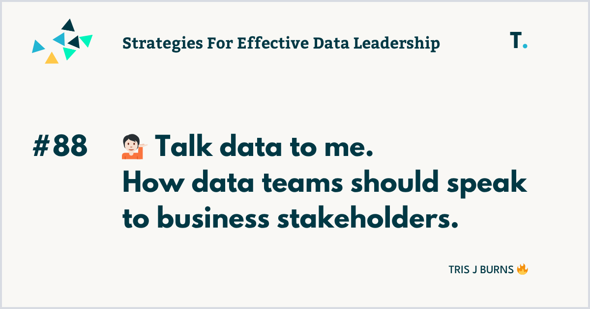 💁🏻 Talk data to me