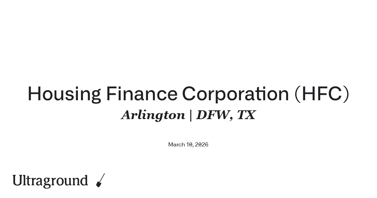 Arlington Housing Finance Corporation (AHFC)