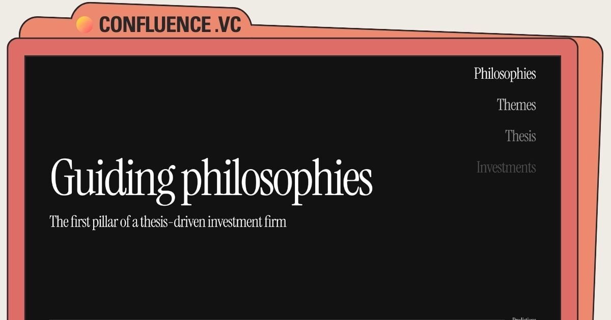 📶 Guiding philosophies