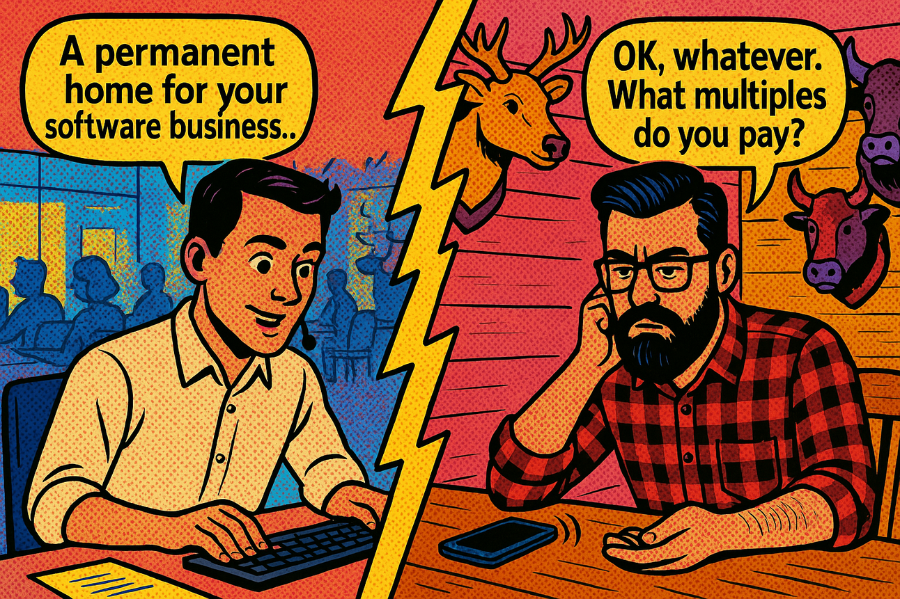 AI took your Sales job? Become a software M&A originator!