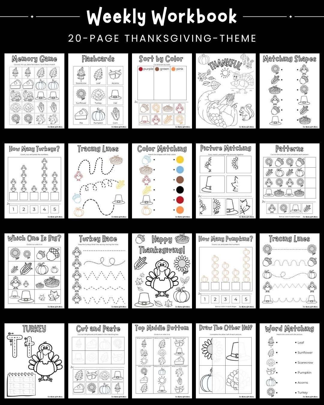 Thanksgiving Workbook