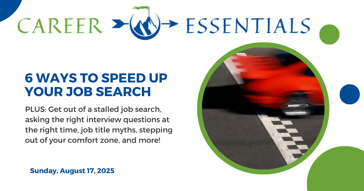 6 Ways To Speed Up Your Job Search
