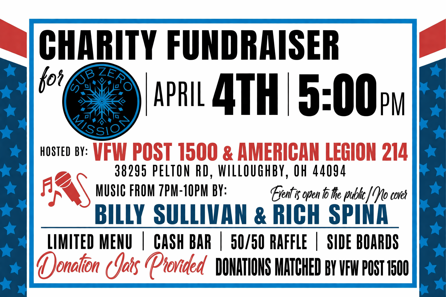 🎶 Tonight: Live Music + Fundraiser in Willoughby (7PM)