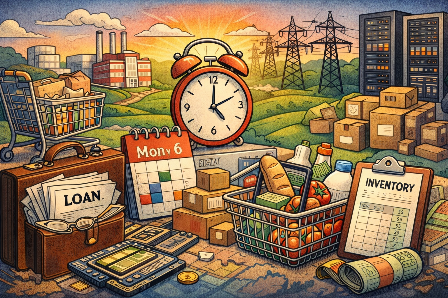 The Calendar Meets the Clock