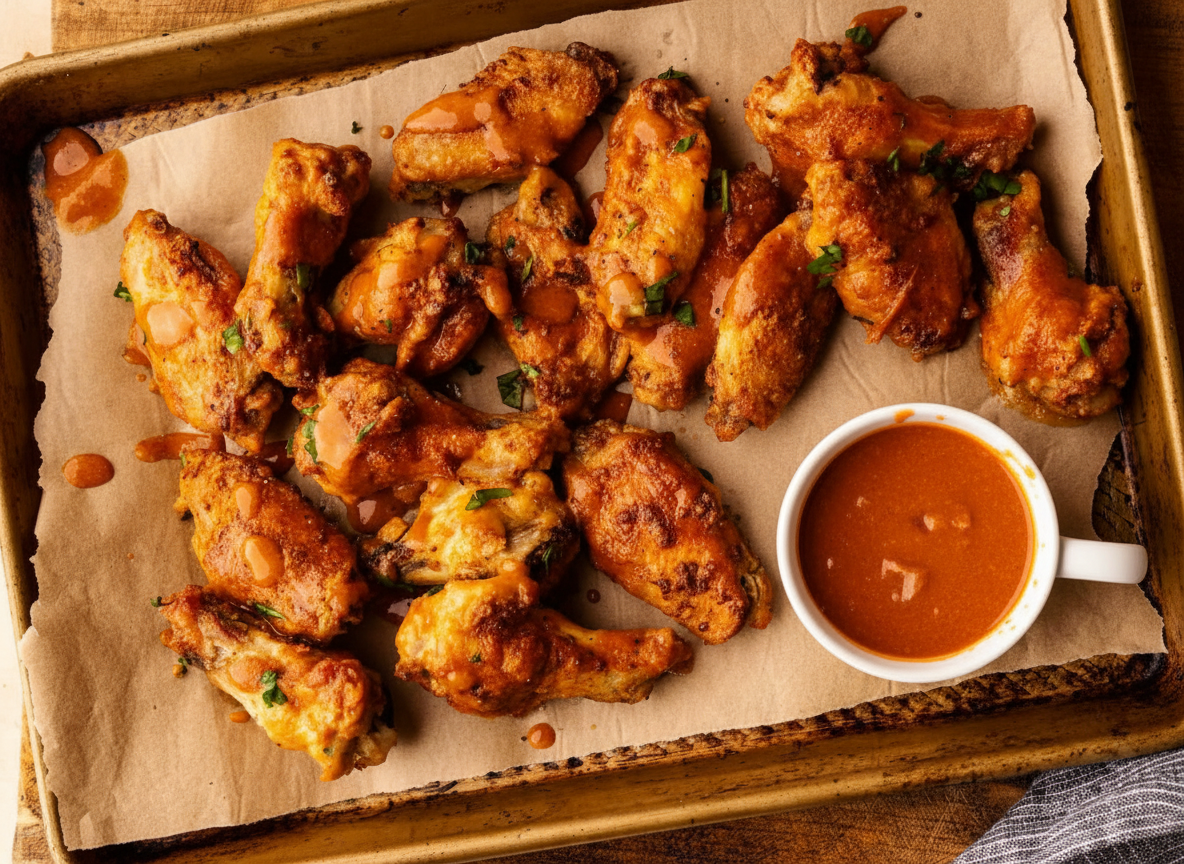 ⚡ Crispy, Fall-Off-The Bone Wings