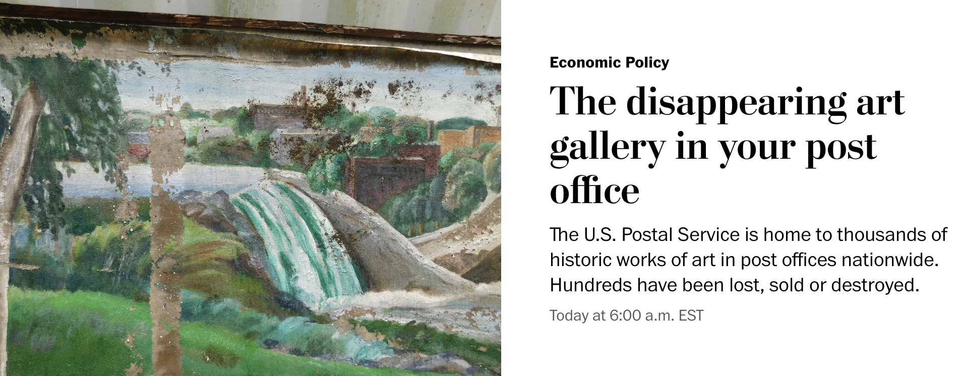 Our disappearing national treasure