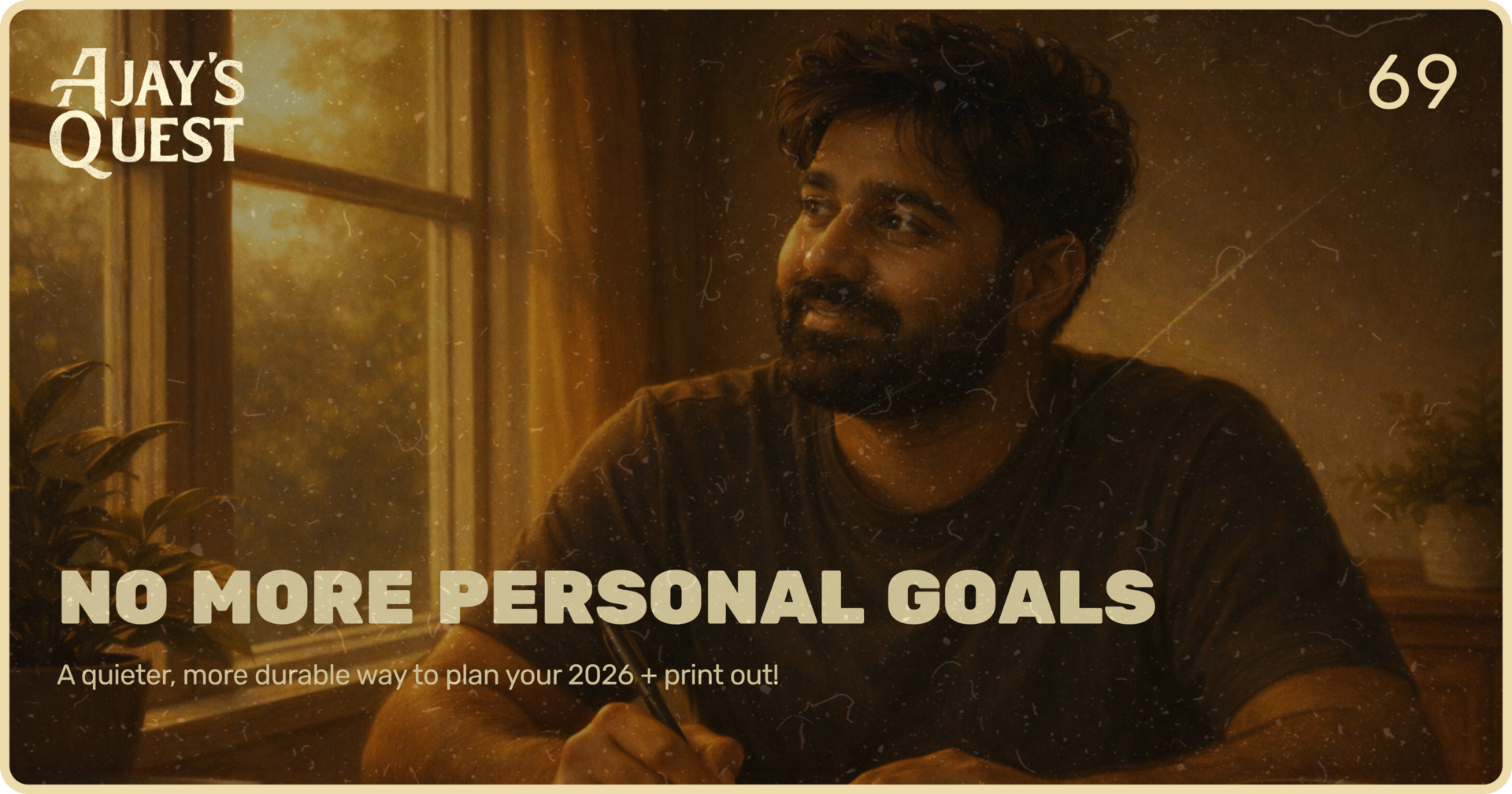 I Stopped Setting Personal Goals