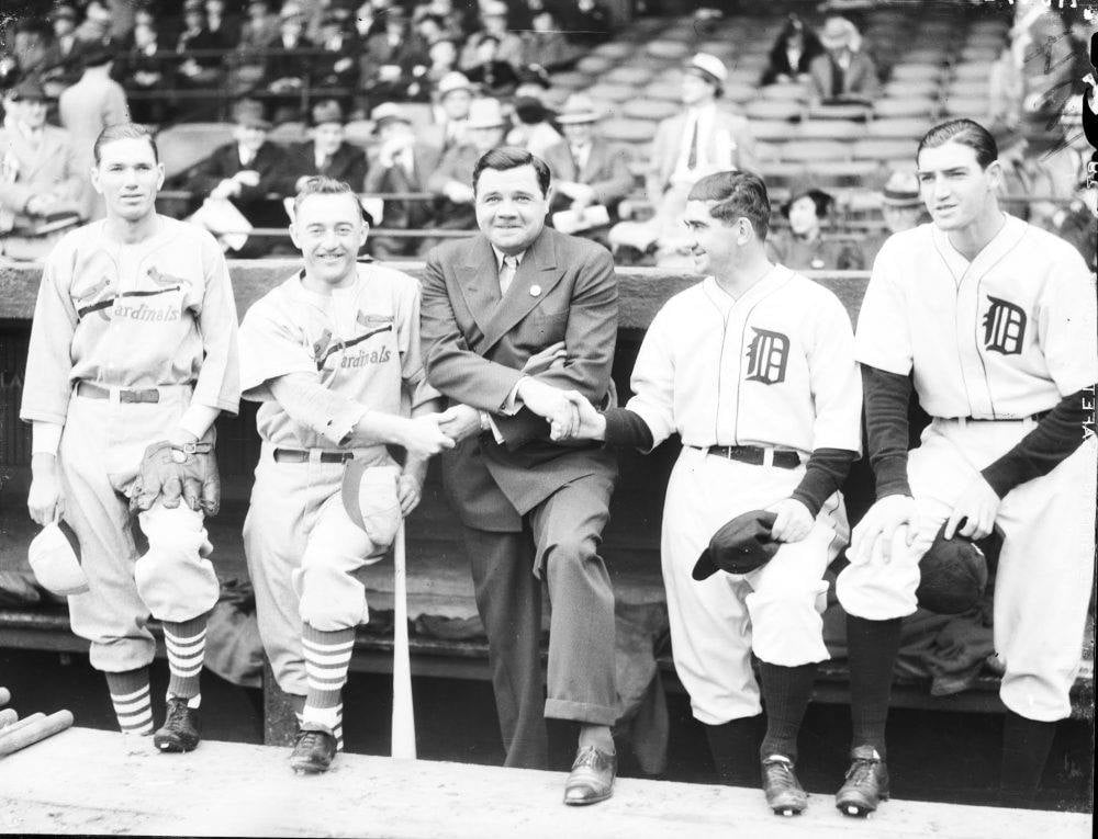 October 4, 1934 - World Series Game 2 - Cardinals at Tigers 