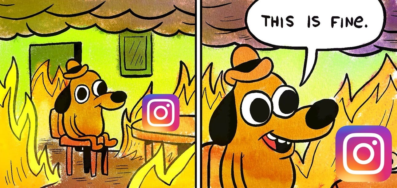 I’m not leaving Instagram, but I'm not happy about it either