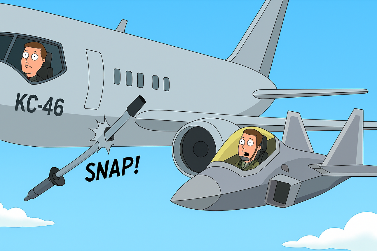 KC-46 Loses Boom | J-20 Station Wagon | Threat: J-10 "Vigorous Dragon"