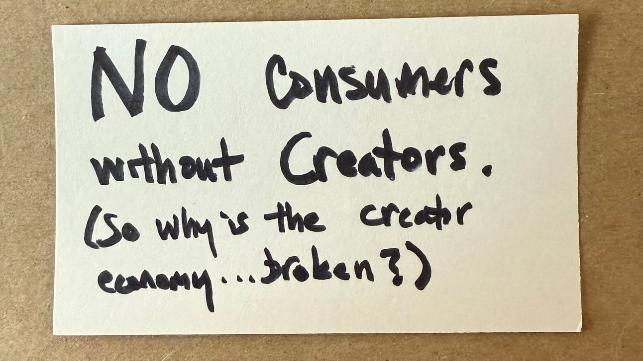 The Creative Economy's Structural Problem Has a Potential Solution