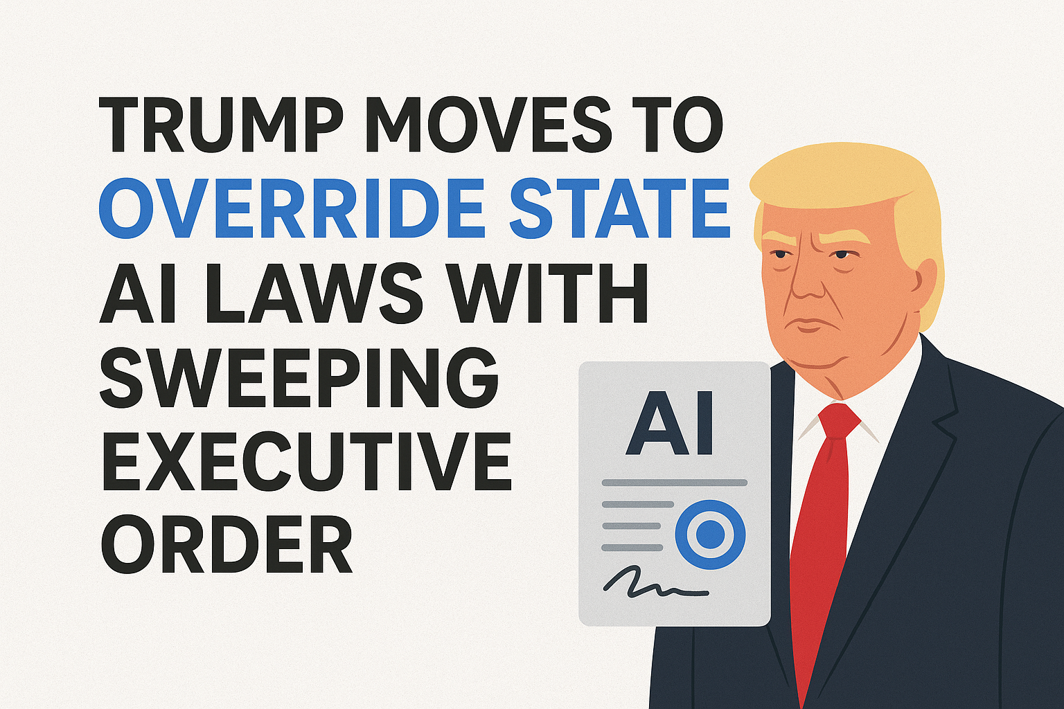 Trump Moves to Override State AI Laws With Sweeping Executive Order