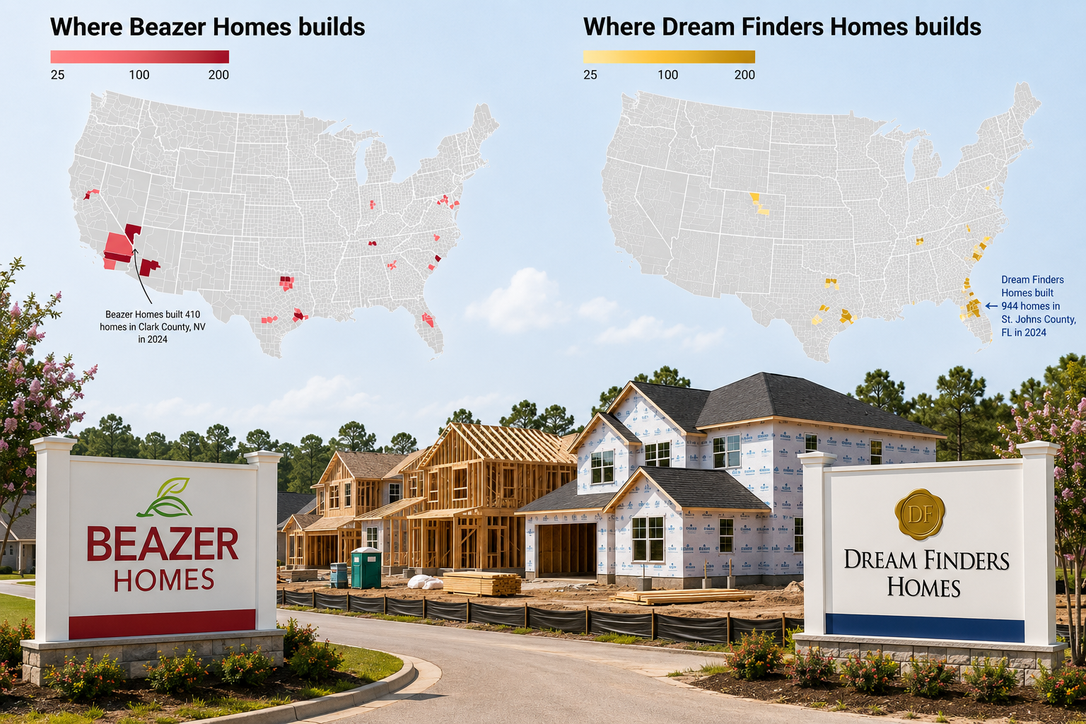 Dream Finders makes third bid to buy Beazer and become America's 6th largest homebuilder. Beazer already rejected it