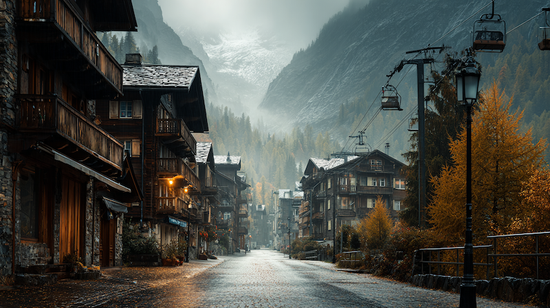 The Alps Before Ski Season Starts