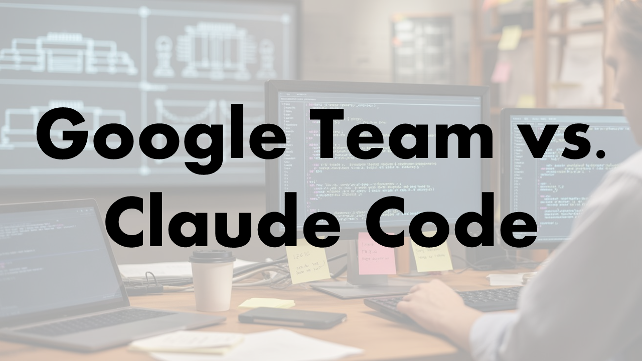 Google Built a Special Team to Catch Up with Claude Code