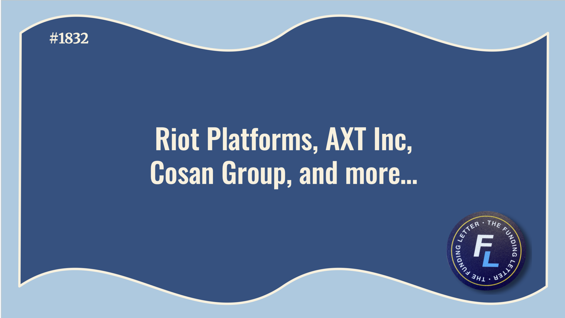 💰The Funding Letter #1832: January 2