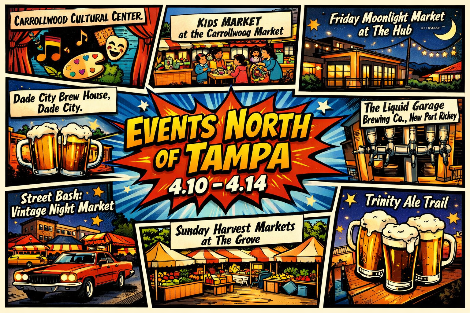 🎉 North Tampa Buzz Events 4.10 - 4.14