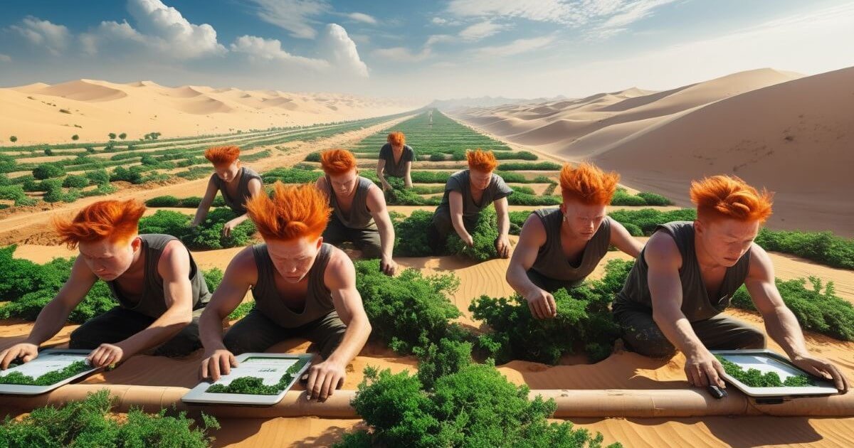 Turning a desert into a forest