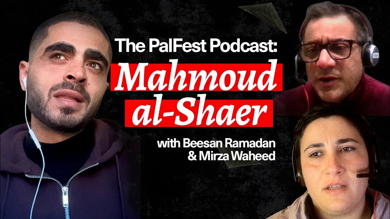 Interview with Mahmoud al-Shaer, poet and editor, after evacuation
