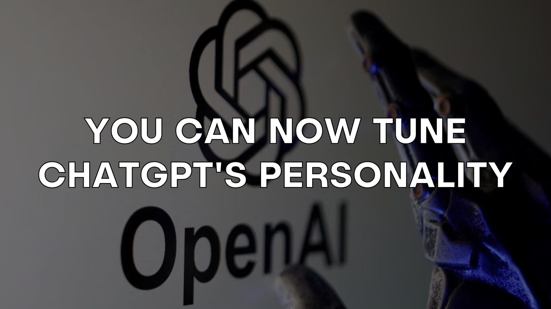 🧠 You Can Now Tune ChatGPT’s Personality