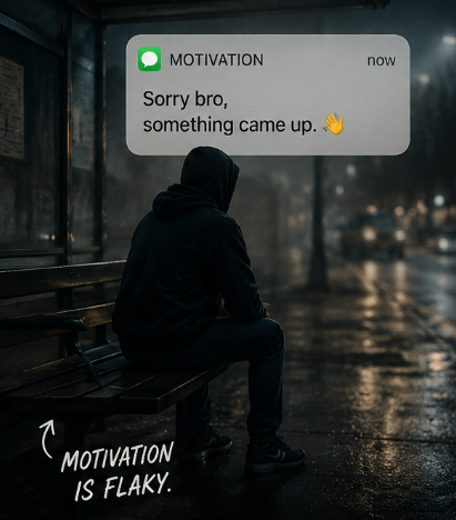 Motivation: That Friend Who Cancels Last Minute