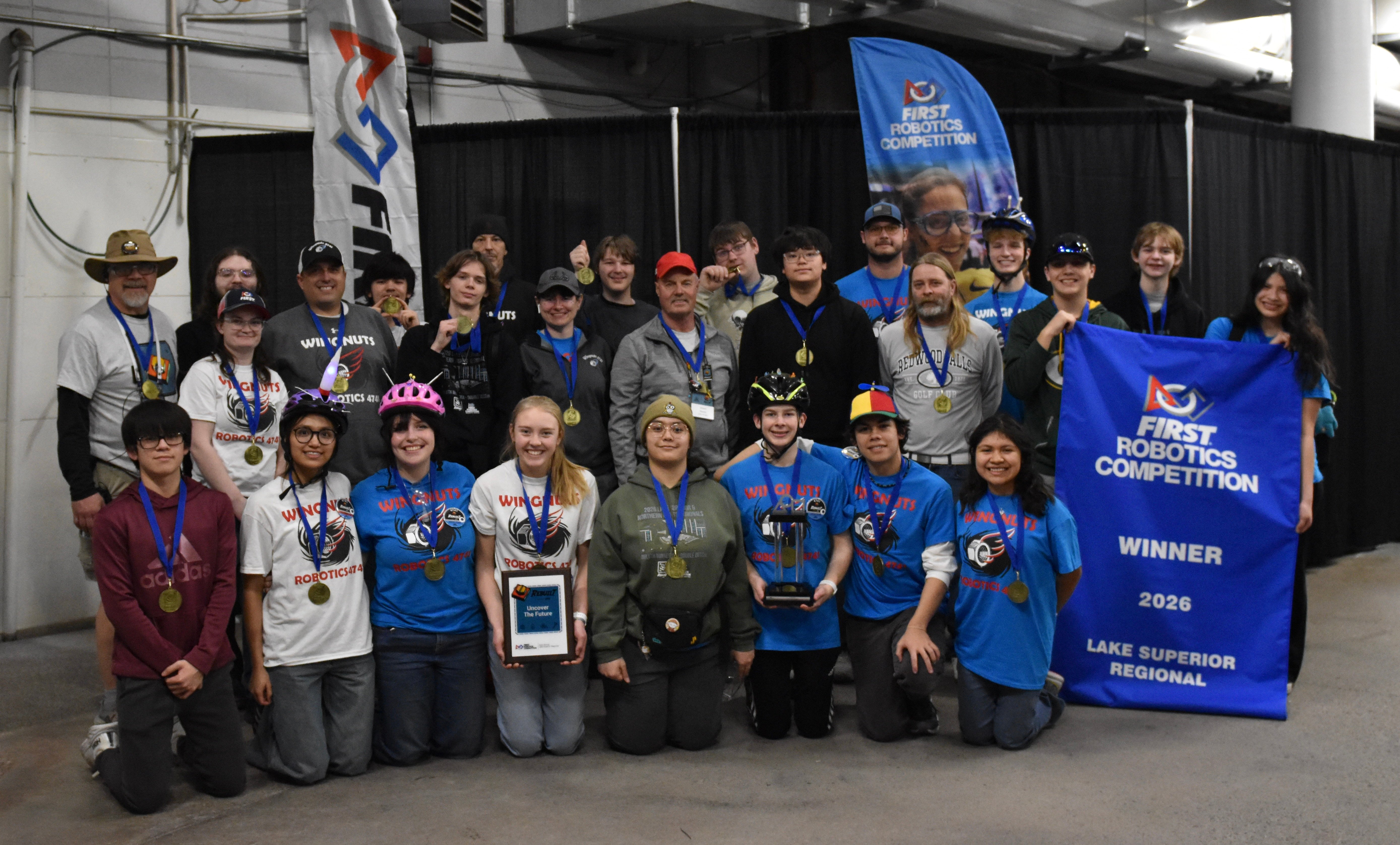 WingNuts Claim Championship at Lake Superior FIRST Robotics Regional