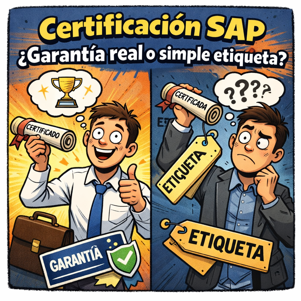 📰Certificación SAP ¿Garantía real o simple etiqueta?