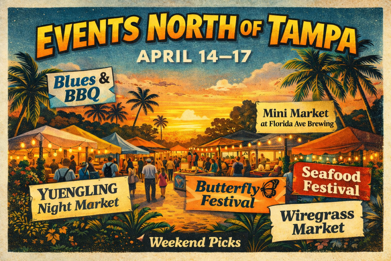 🎉 North Tampa Buzz Events 4.14 - 4.17