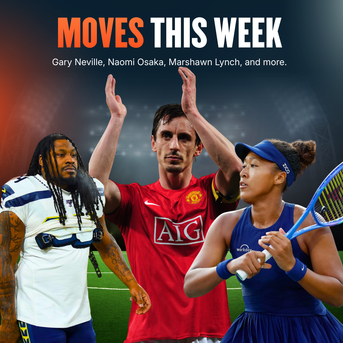 Neville's The Overlap gets acquired, Osaka leaves her agency, Beastmode enters AI